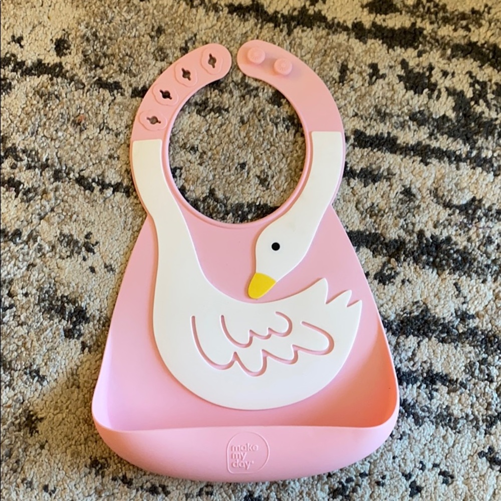 Make My Day - Silicone Bib - Swan Dive